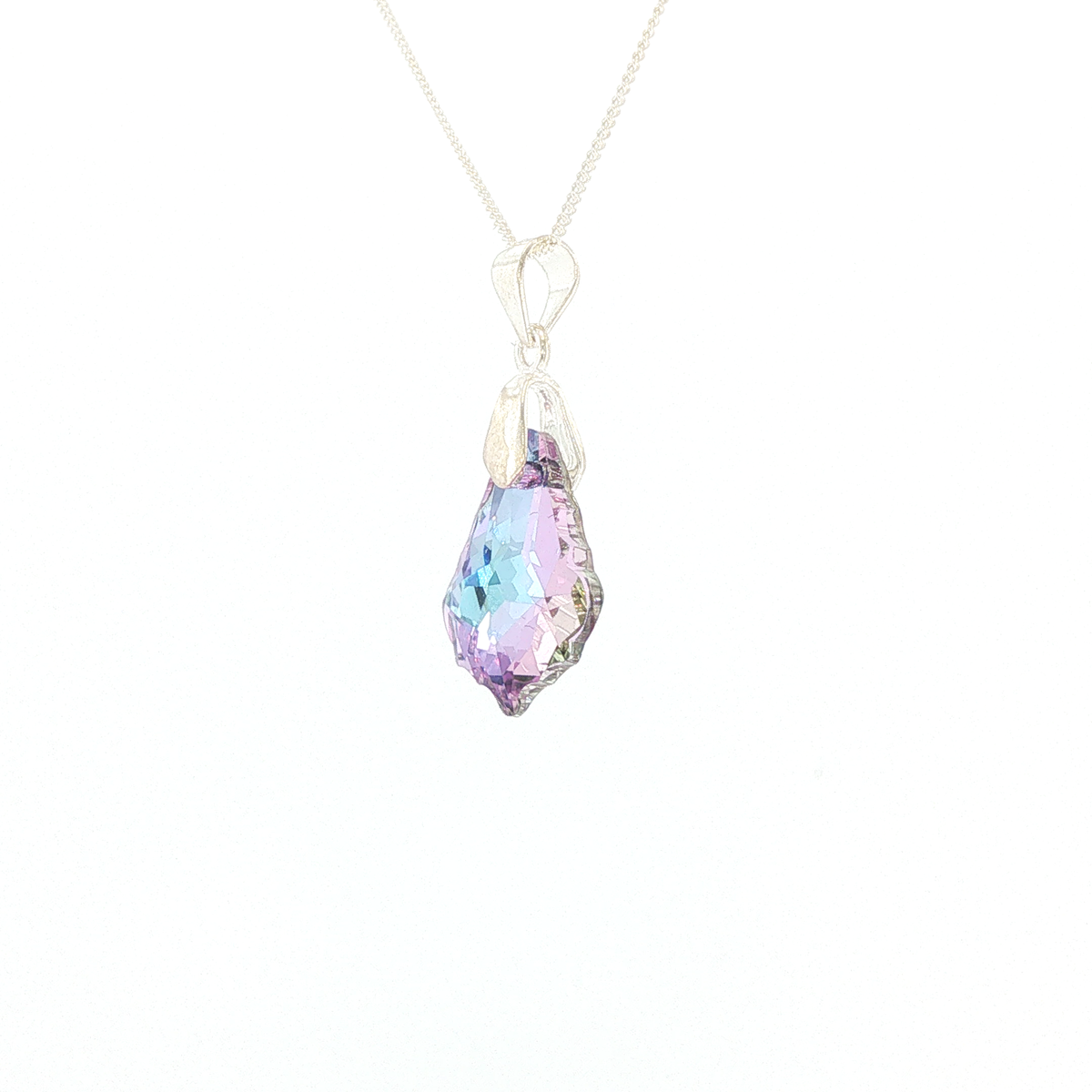 Amethyst Swarovski Crystal Pendant