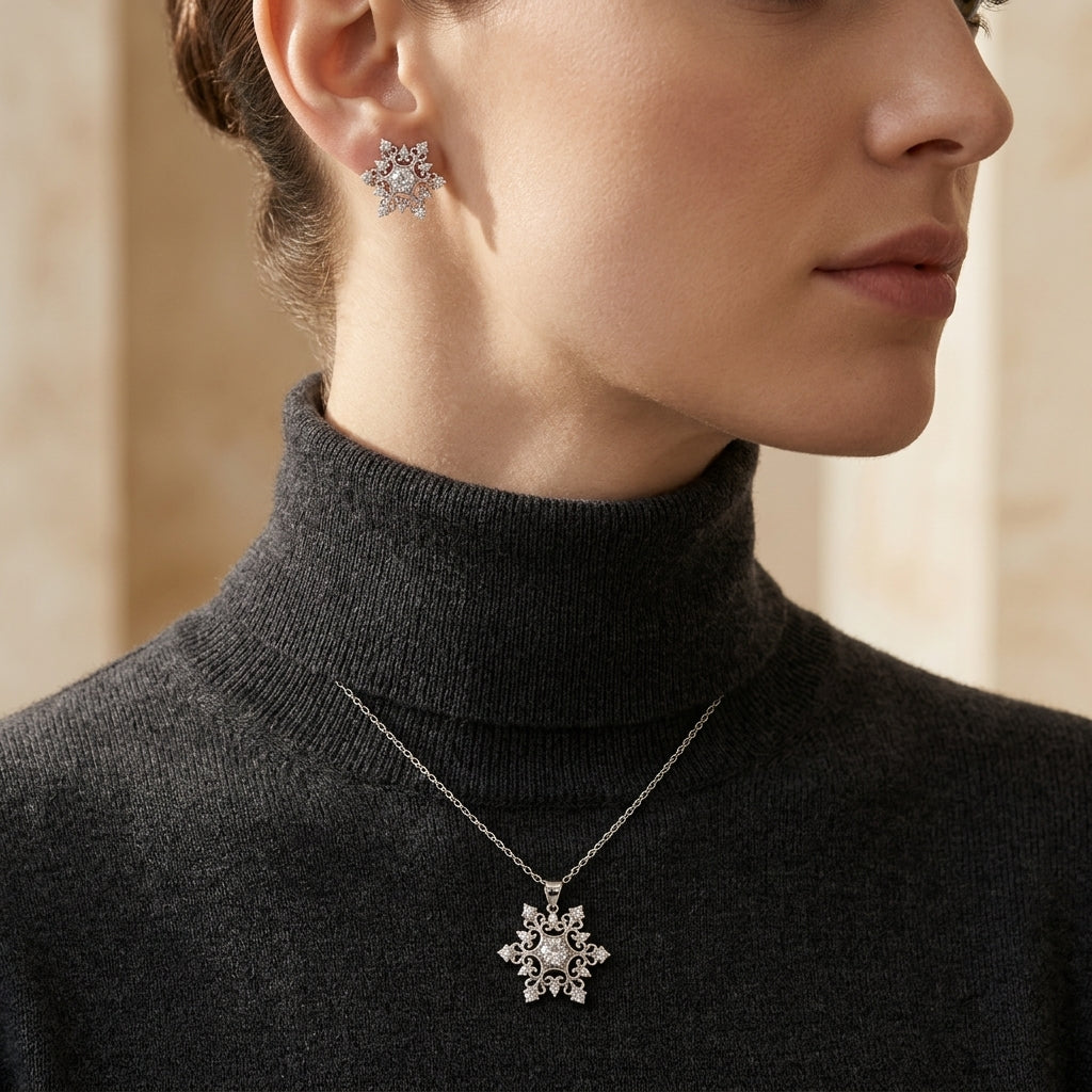 Filigree Snowflake Pendant