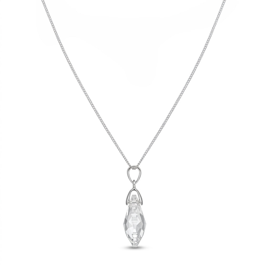 Iridescent Faceted Swarovski Crystal Pendant