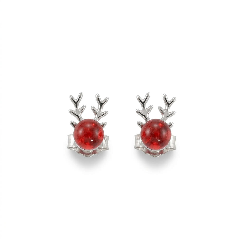 Reindeer Antler Stud Earrings
