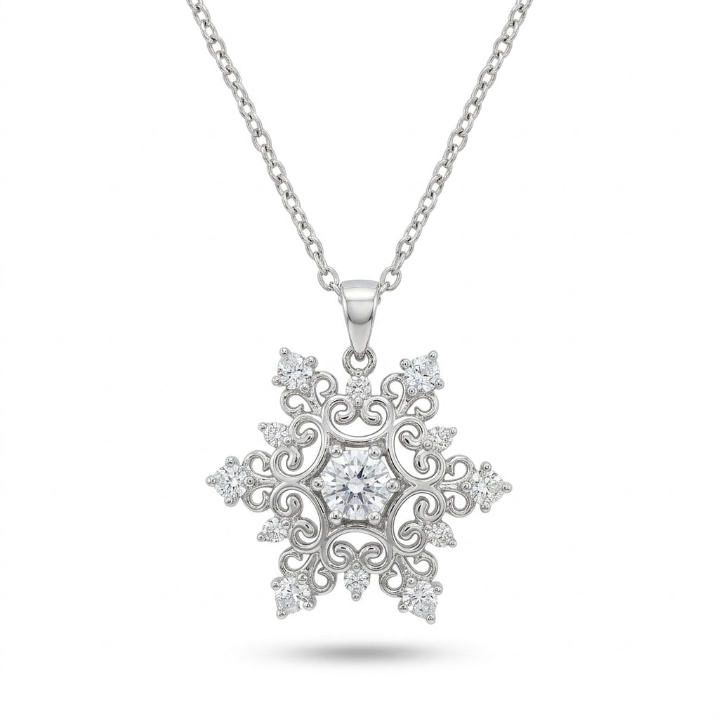 Filigree Snowflake Pendant
