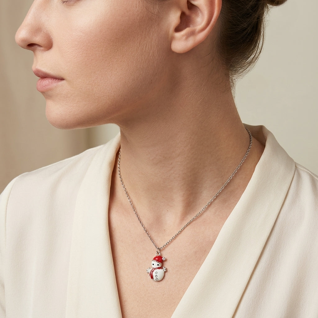 Festive Snowman Pendant