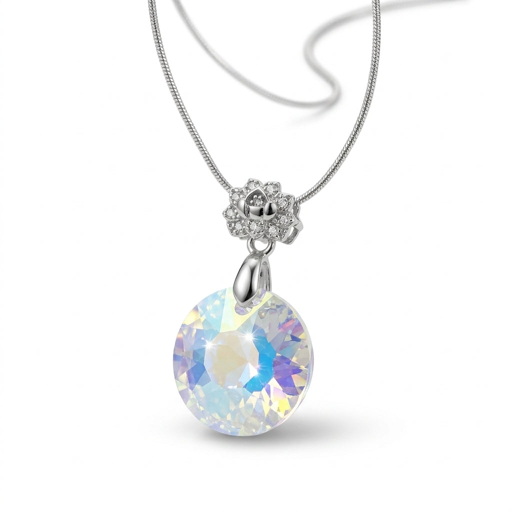 Swarovski Sun Crystal Pendant AB