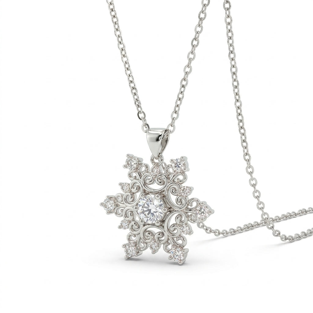 Filigree Snowflake Pendant