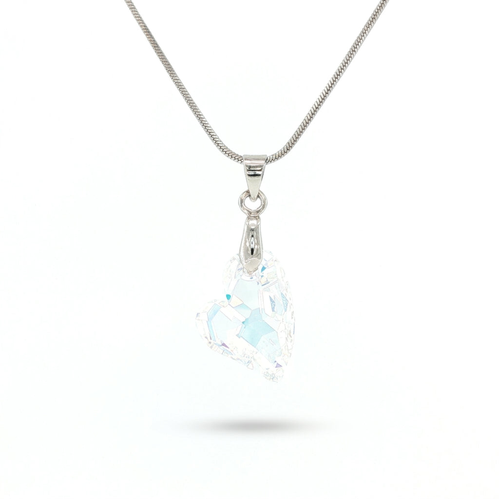 Swarovski Crystal Iridescent Heart Pendant