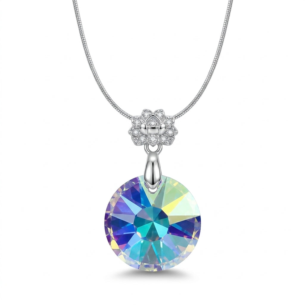 Swarovski Sun Crystal Pendant AB