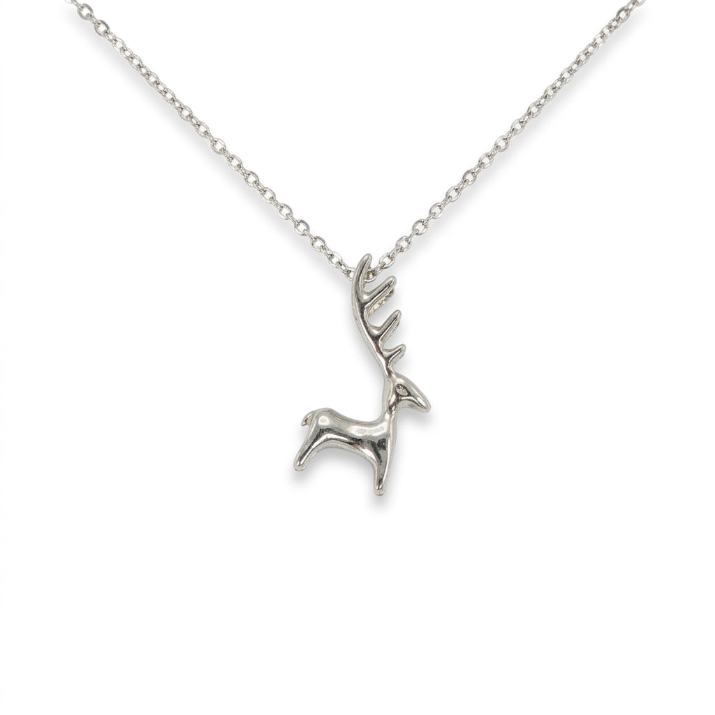 Minimalist Reindeer Pendant